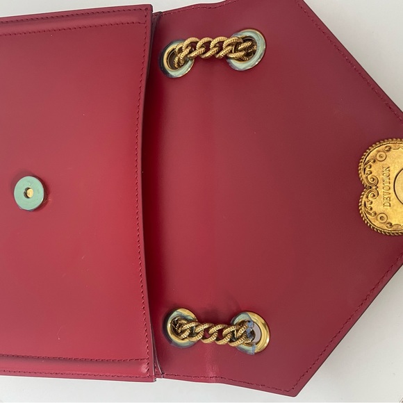 Mini Devotion bag in smooth calfskin - Picture 6 of 11